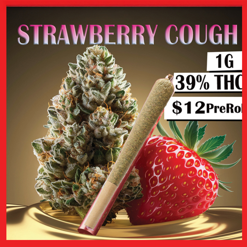 STRAWBERRY COUGH 1G SAT PRE-ROLL